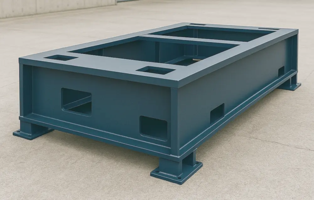 montaggio base fissa per powergen, movimento terra, gruppo elettrogeno