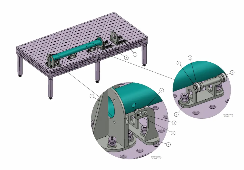 scale e passerelle per silos agricoli, passaggi ponti. LAVORAZIONI SU DISEGNO TECNICO
